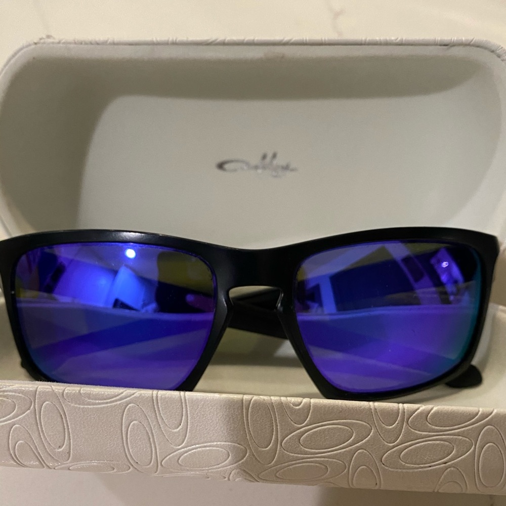 Oakley Silver Polarized Sunglasses